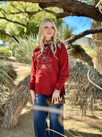 Shop Envi Me Tops and Tunics The Fall Bootstitch Pullover