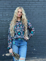 Shop Envi Me Tops and Tunics The Fall Cedar City Aztec Pullover