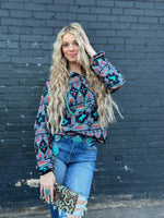 Shop Envi Me Tops and Tunics The Fall Cedar City Aztec Pullover