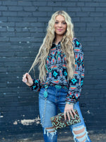 Shop Envi Me Tops and Tunics The Fall Cedar City Aztec Pullover