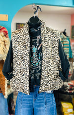 Shop Envi Me Cardigans and Kimonos The Fall City Kitty Cheetah Vest