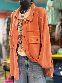 Shop Envi Me Cardigans and Kimonos The Fall Collrs Button Overshirt