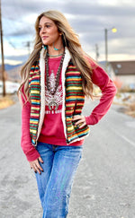 Shop Envi Me Outerwear The Fall Fiesta Aztec Vest