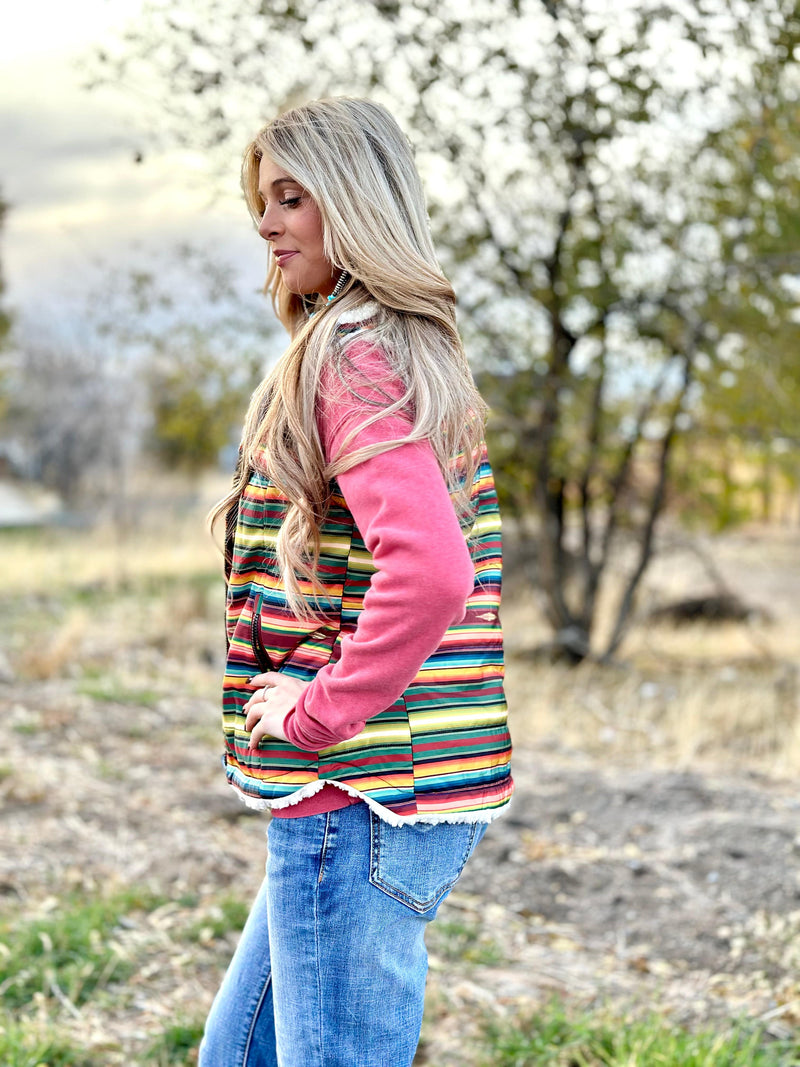 Shop Envi Me Outerwear The Fall Fiesta Aztec Vest