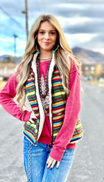 Shop Envi Me Outerwear The Fall Fiesta Aztec Vest