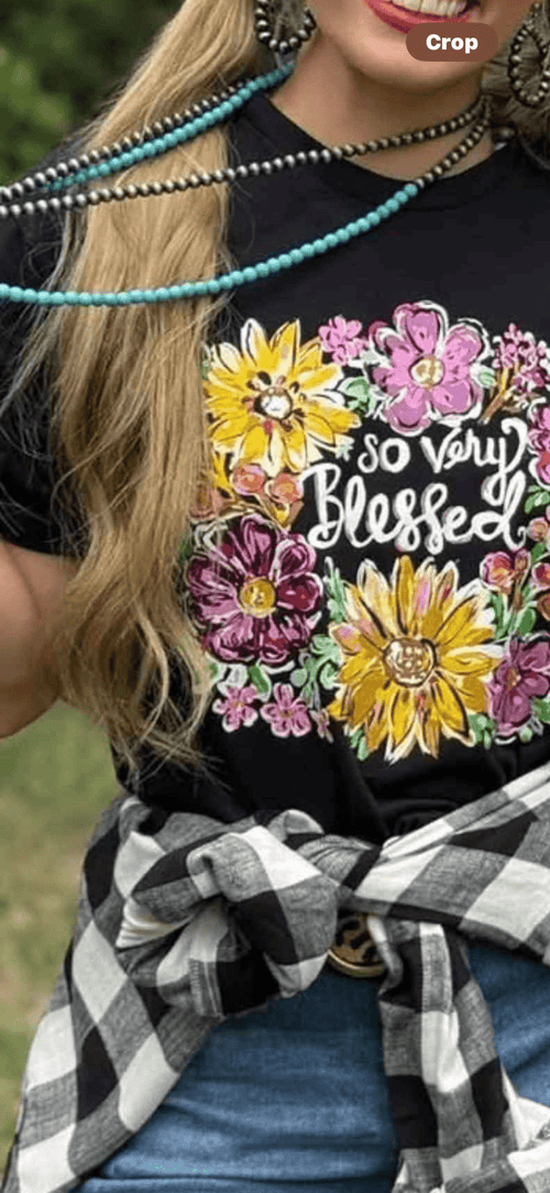 Shop Envi Me It's T-shirt Kinda Day The Fall Floral So Blessed Tee