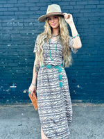 Shop Envi Me Dress it up The Fall Guadalupe Aztec Maxi Dress