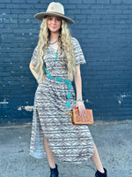 Shop Envi Me Dress it up The Fall Guadalupe Aztec Maxi Dress