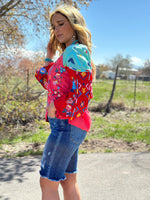 Shop Envi Me tops The Fall Let’s  Fiesta Embroidered Top