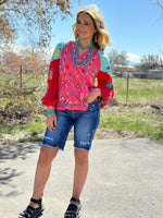 Shop Envi Me tops The Fall Let’s  Fiesta Embroidered Top