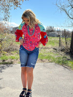 Shop Envi Me tops The Fall Let’s  Fiesta Embroidered Top