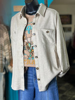 Shop Envi Me Cardigans and Kimonos The Fall Manitoba Button Overshirt