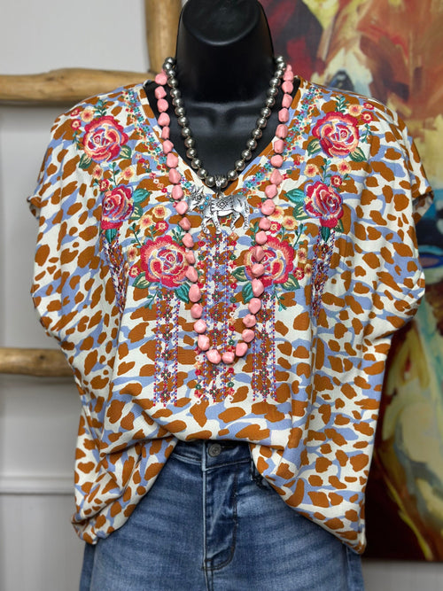 Shop Envi Me Tops and Tunics The Fall Out of Summer Embroidered Top