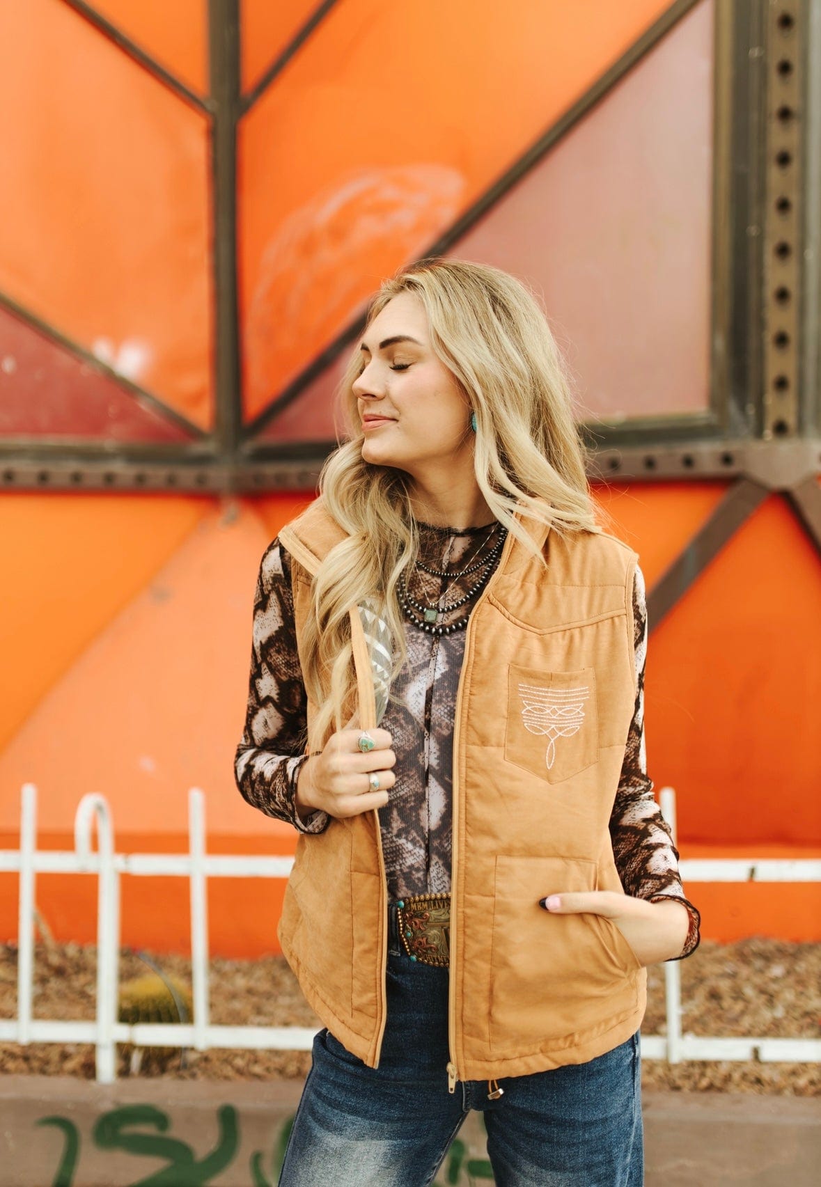 Shop Envi Me Outerwear The Fall Telluride Bootstitch Vest