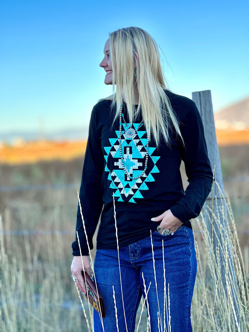Shop Envi Me It's T-shirt Kinda Day The Fall Tonapah Tribal Long Sleeve Tee