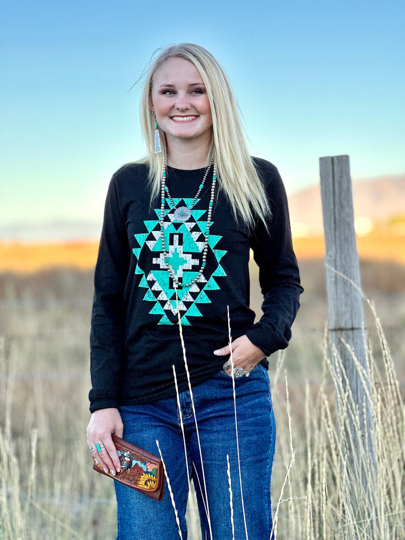 Shop Envi Me It's T-shirt Kinda Day The Fall Tonapah Tribal Long Sleeve Tee