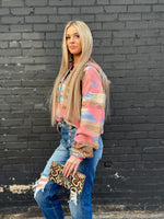 Shop Envi Me Cardigans and Kimonos The Feedlot Boss Pink Aztec Pullover Jacket