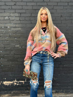 Shop Envi Me Cardigans and Kimonos The Feedlot Boss Pink Aztec Pullover Jacket