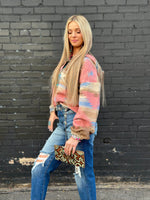 Shop Envi Me Cardigans and Kimonos The Feedlot Boss Pink Aztec Pullover Jacket