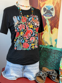 Shop Envi Me Tops and Tunics The Floral Cowgirl Ways Tee