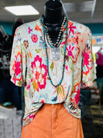 Shop Envi Me Tops and Tunics The Floral Summer Days Top