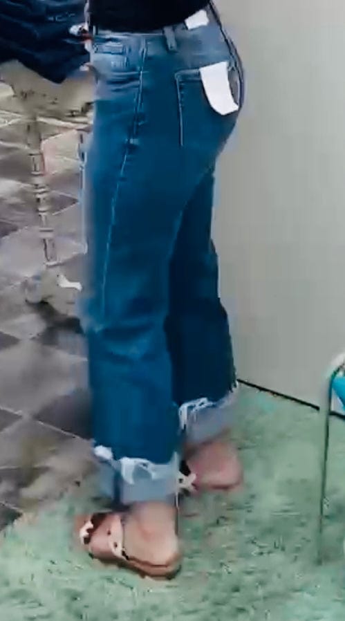 Vervet Bottoms The Flying Monkey Ankle Crop Cuffed Denim