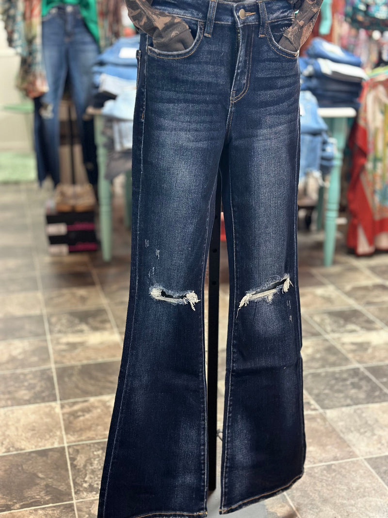kancan Bottoms The Flying Monkey High Rise Boot Cut Denim