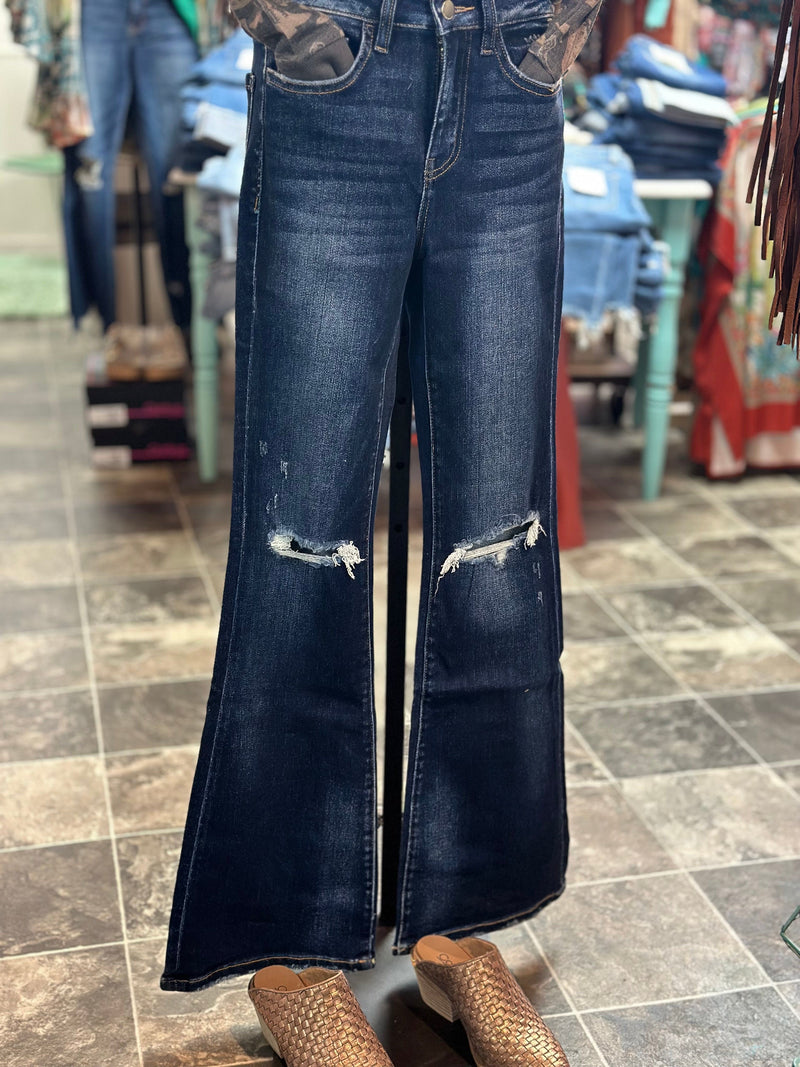 kancan Bottoms The Flying Monkey High Rise Boot Cut Denim