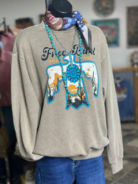 Shop Envi Me Tops and Tunics The Free Bird Thunderbird Sweatshirt