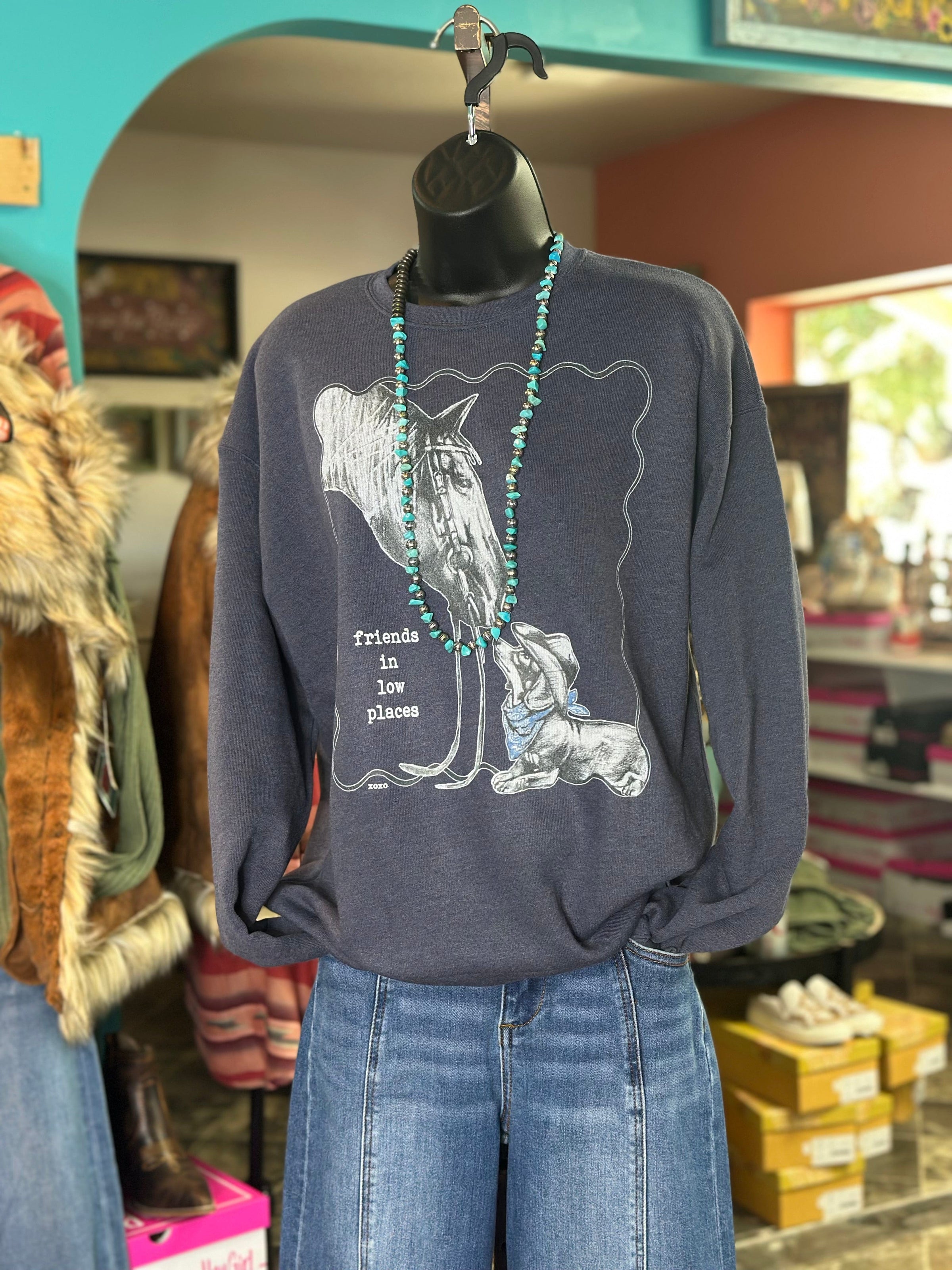 Shop Envi Me Tops The Friends In Low Placed Sweatshirt