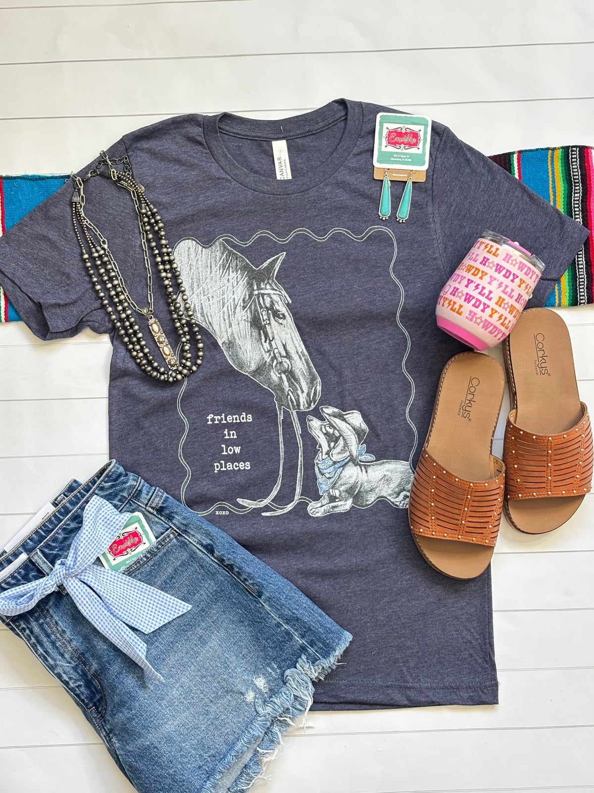 Shop Envi Me Tops The Friends In Low Places Tee