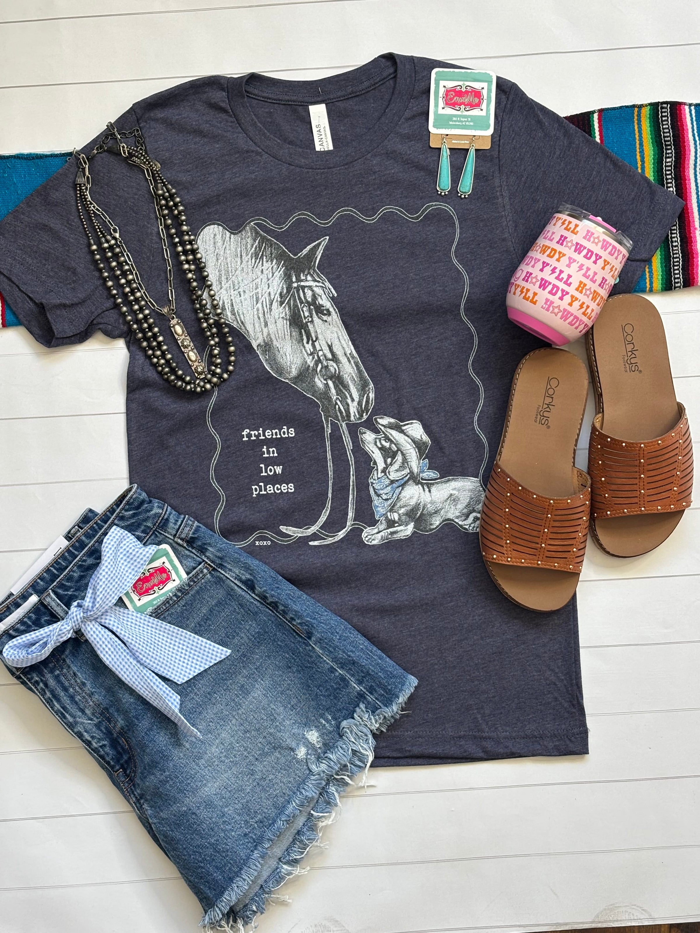 Shop Envi Me Tops The Friends In Low Places Tee