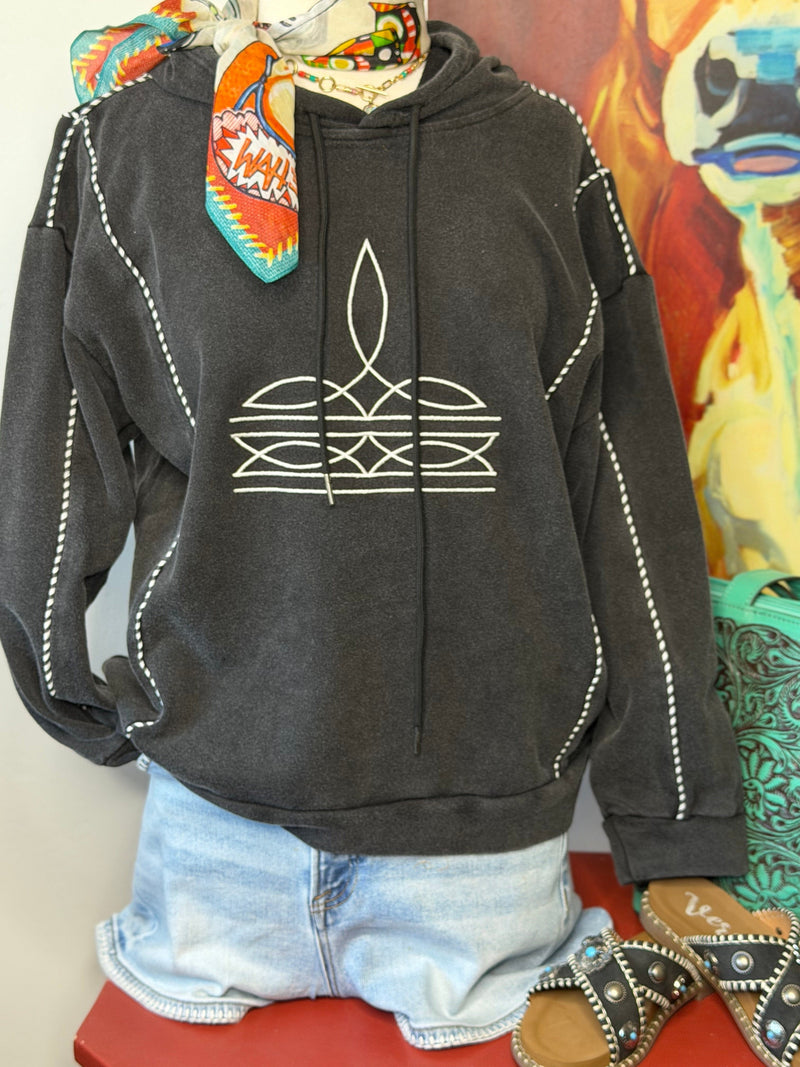 Shop Envi Me Tops and Tunics The Give It The Bootstitch Pullover