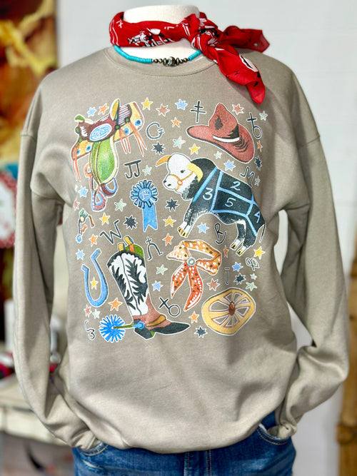 Shop Envi Me Tops The Great Western Show Sweatshirt