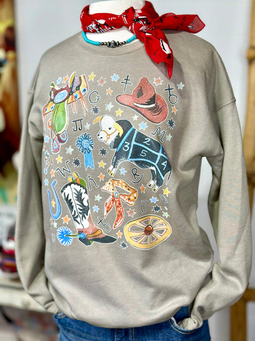 Shop Envi Me Tops The Great Western Show Sweatshirt