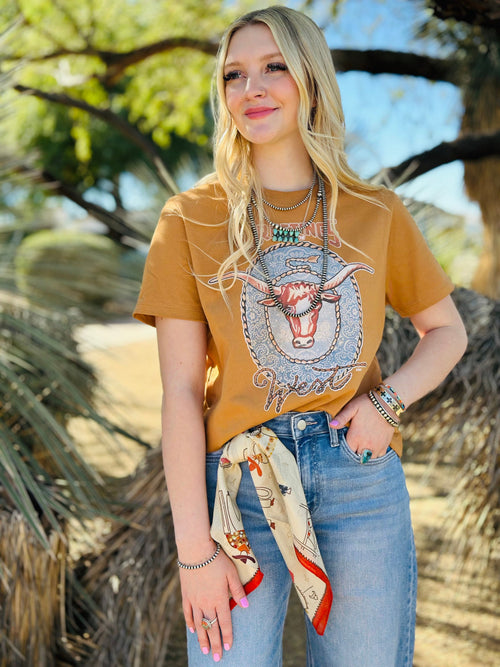 Shop Envi Me It's T-shirt Kinda Day The Greetings From The West LHorn Tee