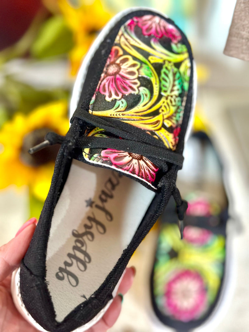 Yellow Box Footwear The Gypsy Jazz  Floral Top Dude Shoe
