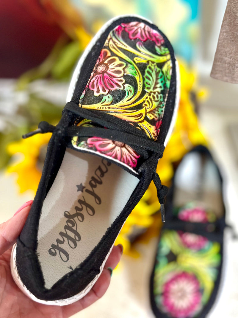 Yellow Box Footwear The Gypsy Jazz  Floral Top Dude Shoe