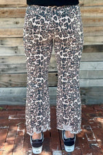 Shop Envi Me Bottoms The Hear Me Roar Cheetah Denim