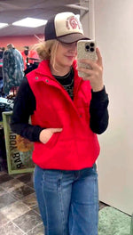 Shop Envi Me Cardigans and Kimonos The Holiday Red At The Arena Turquoise Vest