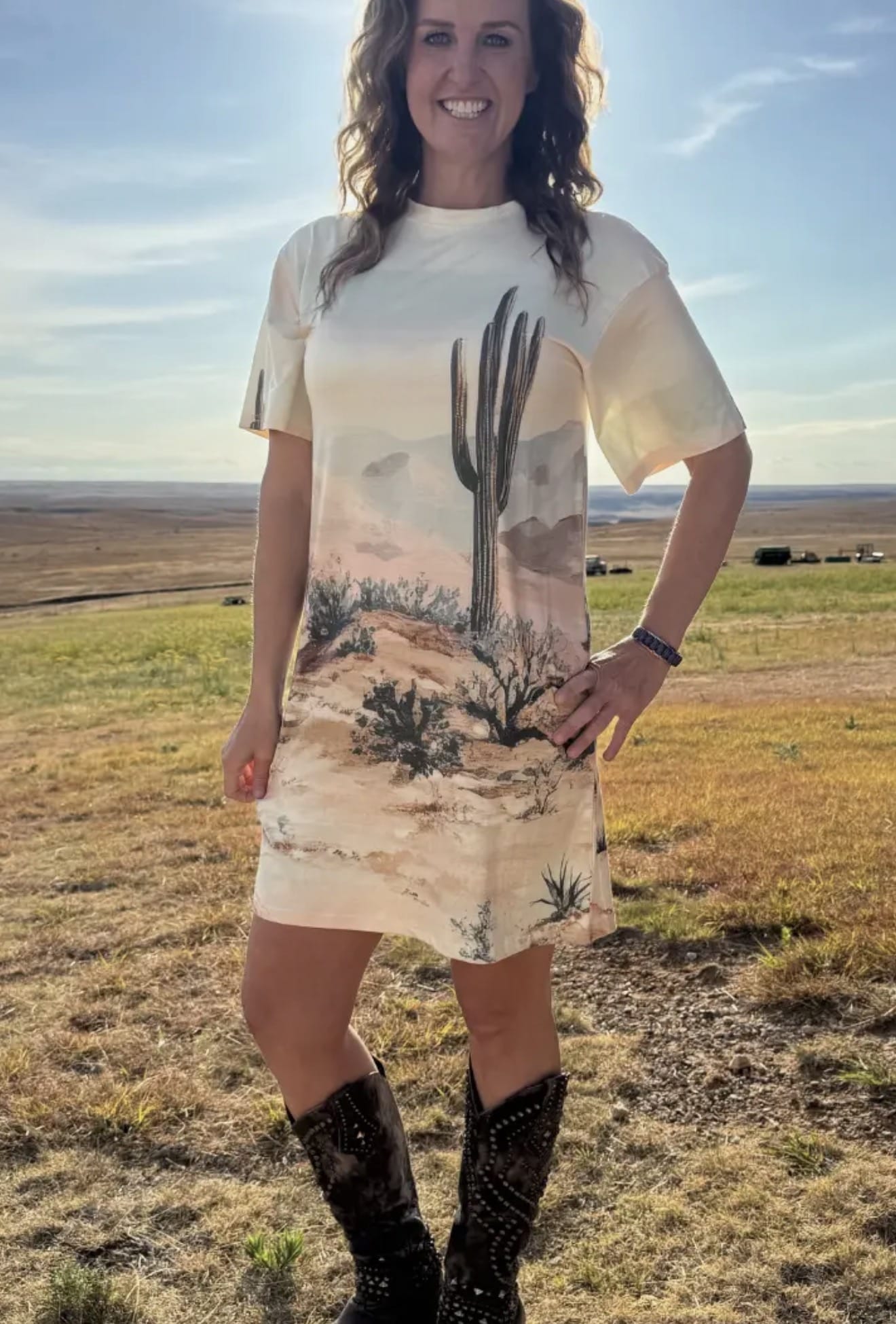 Shop Envi Me Dress it up The Home In The Desert🌵 Tee Shirt Dress