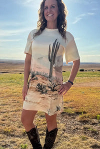 Shop Envi Me Dress it up The Home In The Desert🌵 Tee Shirt Dress