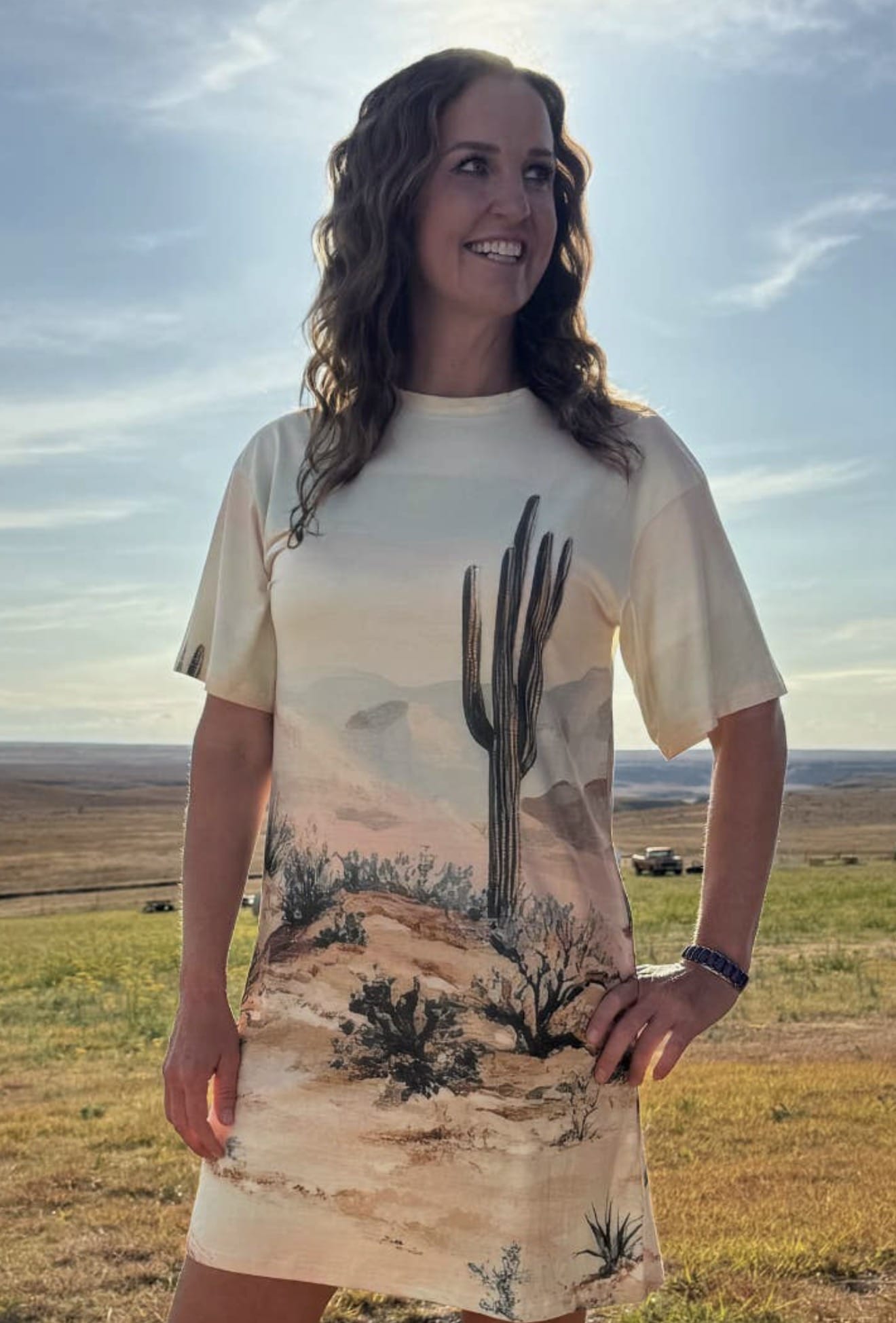 Shop Envi Me Dress it up The Home In The Desert🌵 Tee Shirt Dress