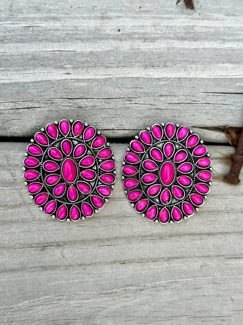 Shop Envi Me Earrings The Hot Pink Sun Statement Earrings