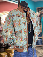 Shop Envi Me The Howdy Cowboys Quilted Bomber Jacket