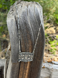 Shop Envi Me Necklaces Howdy The Howdy Paperclip Chain Necklace
