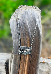 Shop Envi Me Necklaces Howdy The Howdy Paperclip Chain Necklace
