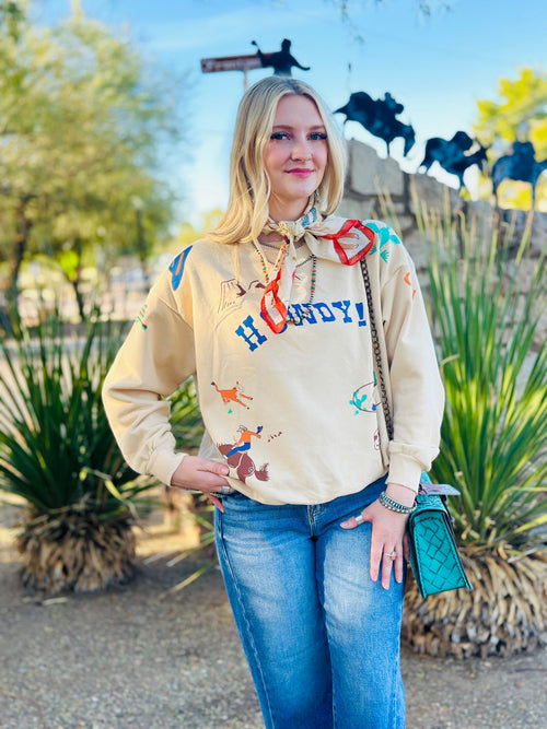 Shop Envi Me Cardigans and Kimonos The Howdy Western Pullover
