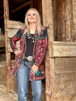 Shop Envi Me Cardigans and Kimonos The Jackson Hole Aztec Concho Sweater Cardigan