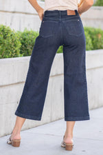 Shop Envi Me Jeans The Judy Blue Braided Side Detail Ankle Crop